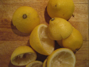 making lemonade
